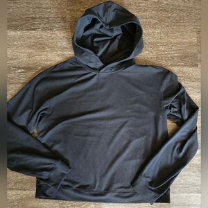 Lululemon Soft Jersey Classic Fit Pullover Hoodie Black 6 8